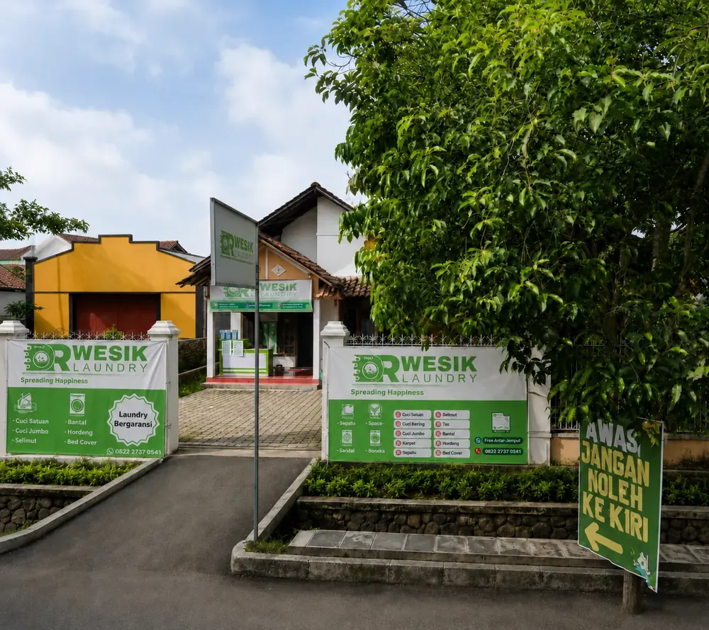 Tampilan outlet Rwesik Laundry Pati